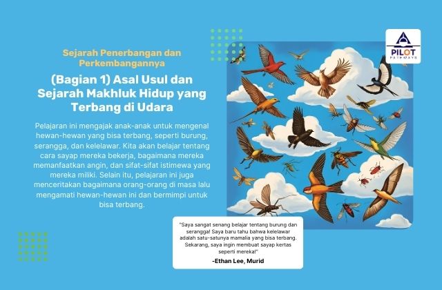 (Bagian 1) Asal Usul dan Sejarah Makhluk Hidup yang Terbang di Udara